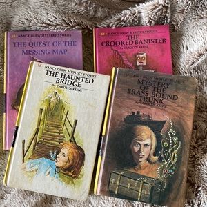 4 Nancy drew books